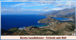 Desktop Screenshot of kreta-landhausurlaub.com